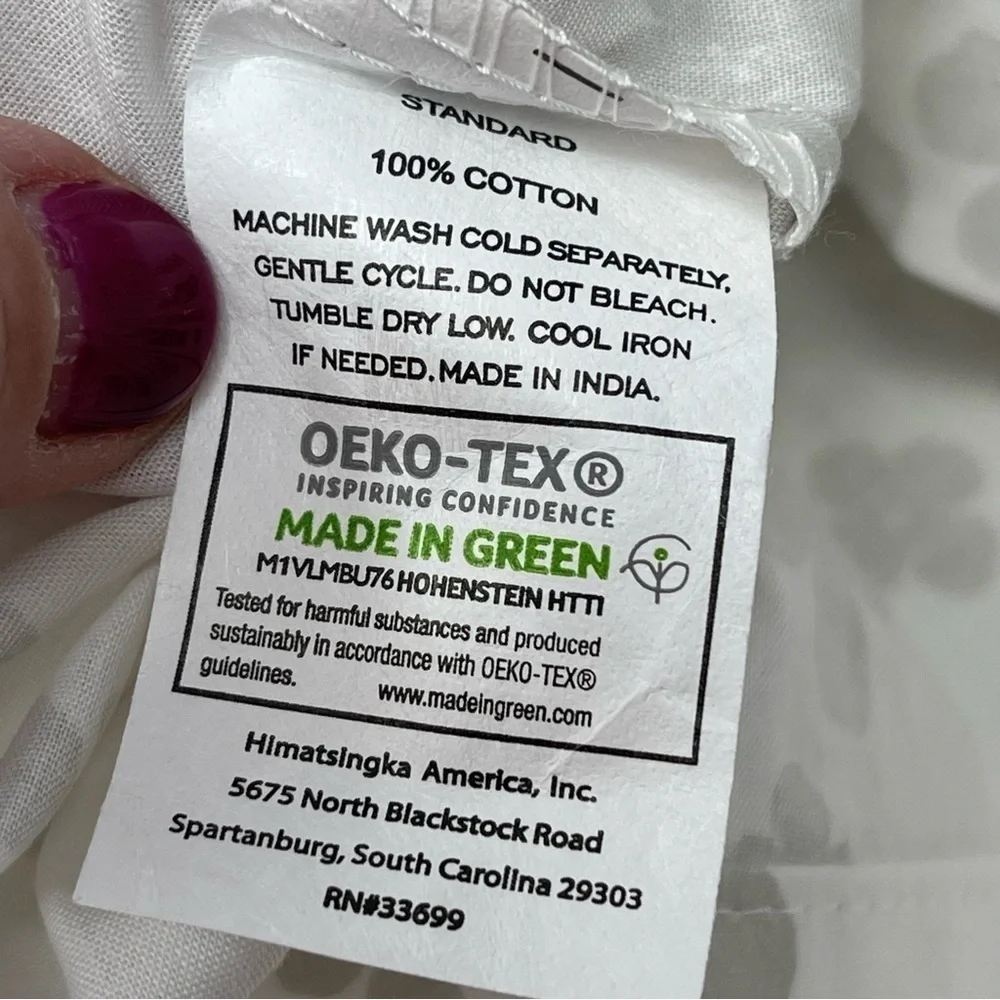 Kate Spade X-Long Twin Sheet Set Gray Floral New